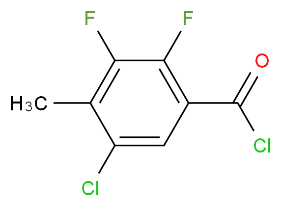 5-Chloro-2,3-difluoro-4-methylbenzoyl chloride 98%_Molecular_structure_CAS_)