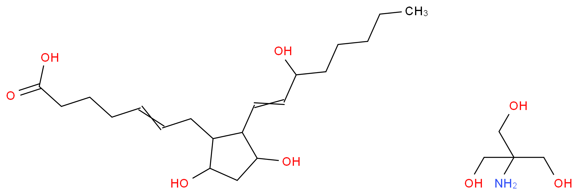 PROSTAGLANDIN F2&alpha; TRIS SALT (TROMETHAMINE)_Molecular_structure_CAS_38562-01-5)