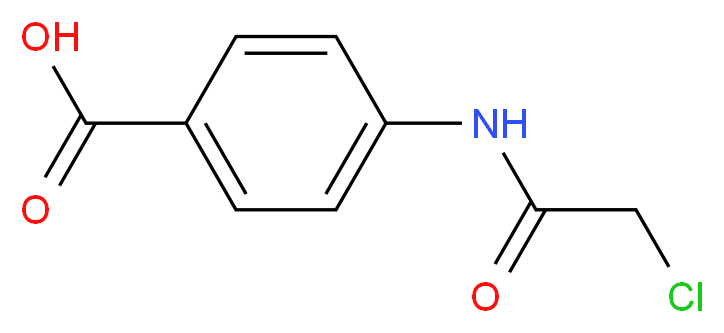 4-(2-chloroacetamido)benzoic acid_Molecular_structure_CAS_4596-39-8)