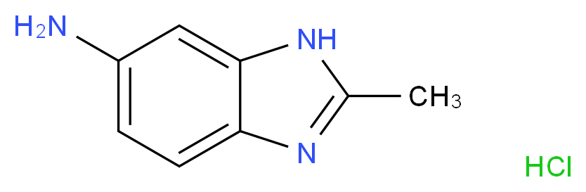 2-methyl-1H-benzo[d]imidazol-6-amine hydrochloride_Molecular_structure_CAS_)