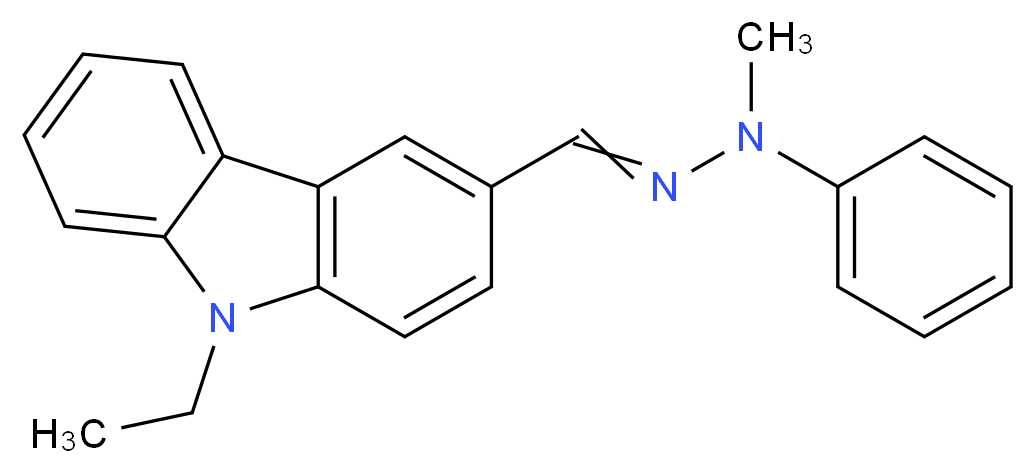 9-Ethyl-3-carbazolecarboxaldehyde-N-methyl-N-phenylhydrazone_Molecular_structure_CAS_75232-44-9)