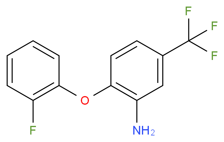 2-(2-Fluorophenoxy)-5-(trifluoromethyl)aniline_Molecular_structure_CAS_)
