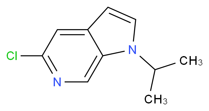 5-Chloro-1-isopropyl-1H-pyrrolo[2,3-c]pyridine_Molecular_structure_CAS_1221153-79-2)
