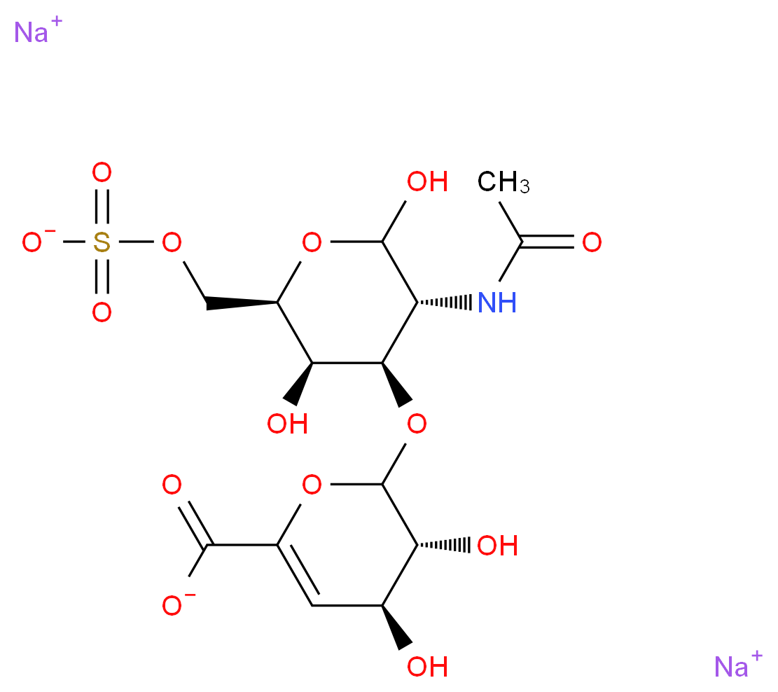Chondroitin disaccharide Δdi-6S sodium salt_Molecular_structure_CAS_136132-72-4)