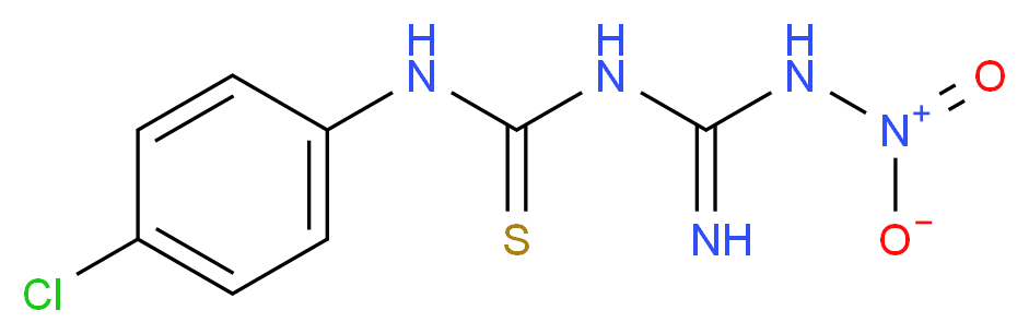 1-(4-Chlorophenyl)-3-[imino(nitroamino)methyl]-thiourea_Molecular_structure_CAS_)