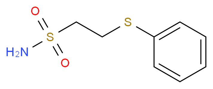 2-(phenylsulfanyl)ethane-1-sulfonamide_Molecular_structure_CAS_)