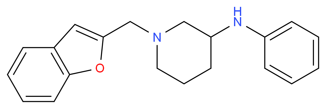 1-(1-benzofuran-2-ylmethyl)-N-phenyl-3-piperidinamine_Molecular_structure_CAS_)