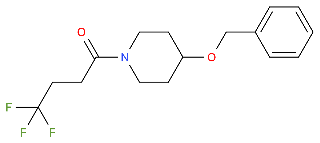 4-(benzyloxy)-1-(4,4,4-trifluorobutanoyl)piperidine_Molecular_structure_CAS_)
