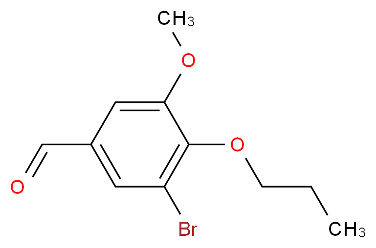 3-Bromo-5-methoxy-4-propoxybenzaldehyde_Molecular_structure_CAS_)