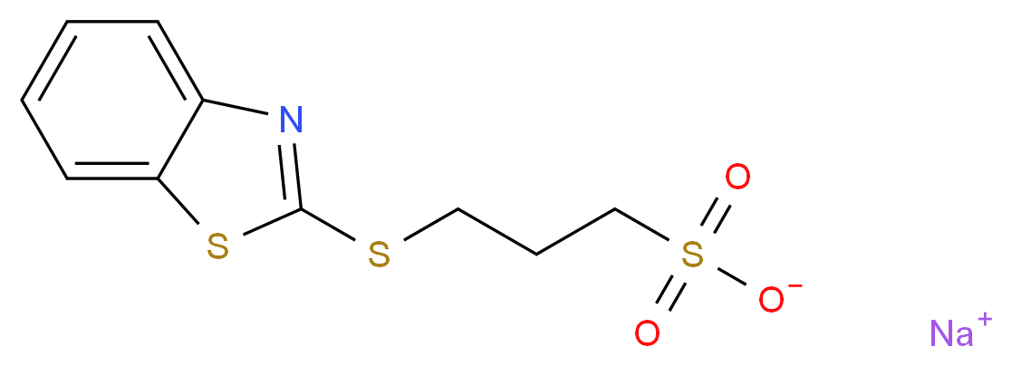 Sodium 3-(benzothiazol-2-ylthio)-1-propanesulfonate_Molecular_structure_CAS_49625-94-7)