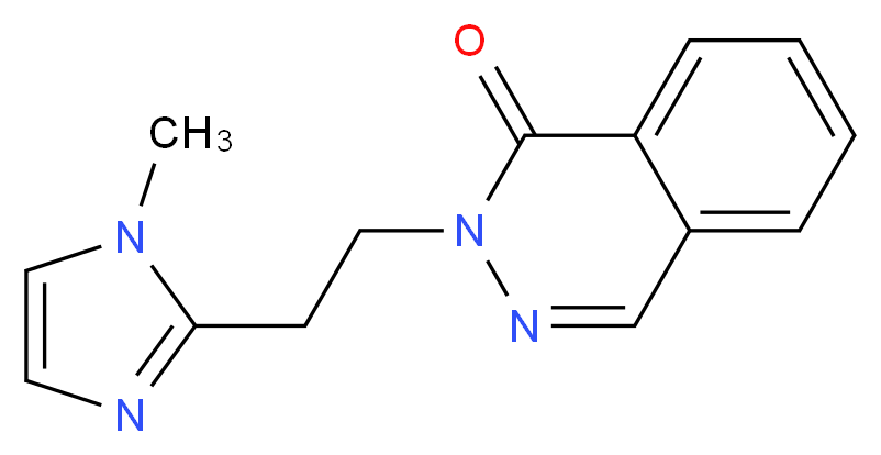 2-[2-(1-methyl-1H-imidazol-2-yl)ethyl]phthalazin-1(2H)-one_Molecular_structure_CAS_)