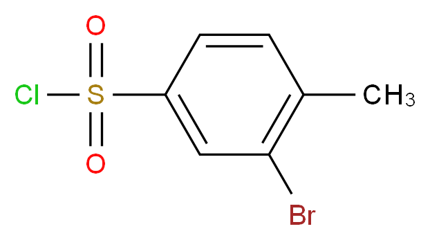 3-bromo-4-methylbenzene-1-sulfonyl chloride_Molecular_structure_CAS_)