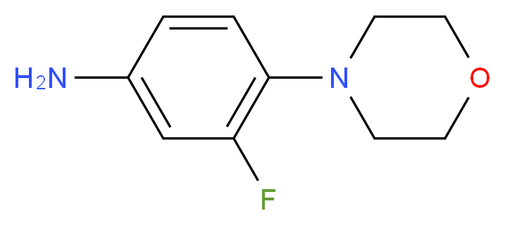 3-Fluoro-4-(4-morpholinyl)aniline_Molecular_structure_CAS_93246-53-8)