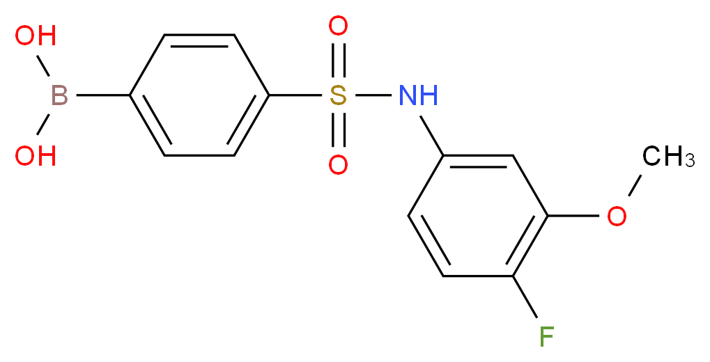 (4-(N-(4-Fluoro-3-methoxyphenyl)sulfamoyl)phenyl)boronic acid_Molecular_structure_CAS_957120-99-9)