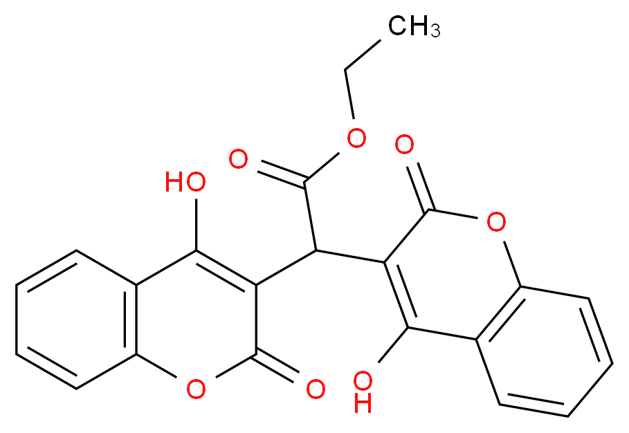 Ethyl Biscoumacetate_Molecular_structure_CAS_548-00-5)
