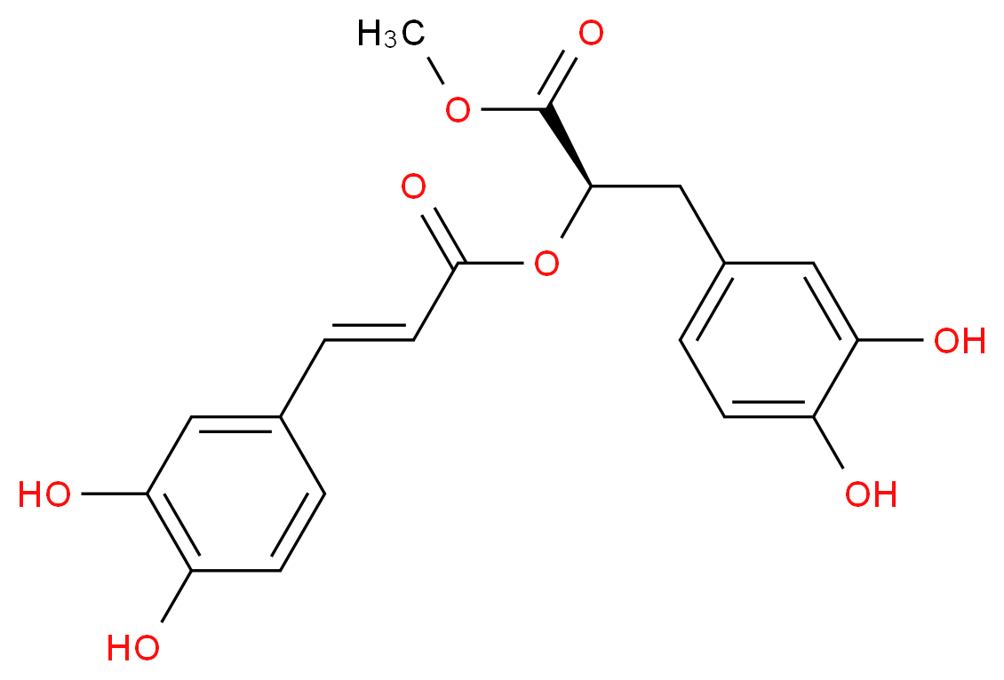 Methyl rosmarinate_Molecular_structure_CAS_99353-00-1)