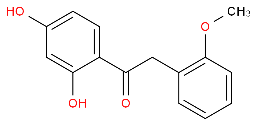 1-(2,4-Dihydroxyphenyl)-2-(2-methoxyphenyl)ethanone_Molecular_structure_CAS_92549-46-7)
