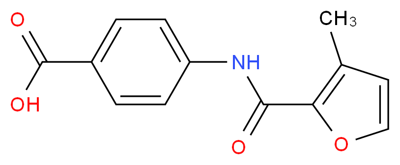 4-[(3-Methyl-2-furoyl)amino]benzoic acid_Molecular_structure_CAS_)