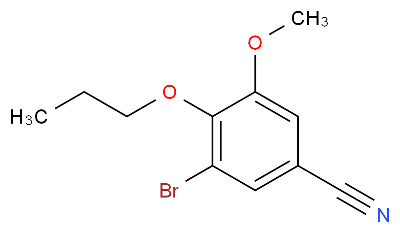 3-Bromo-5-methoxy-4-propoxybenzonitrile_Molecular_structure_CAS_515848-04-1)