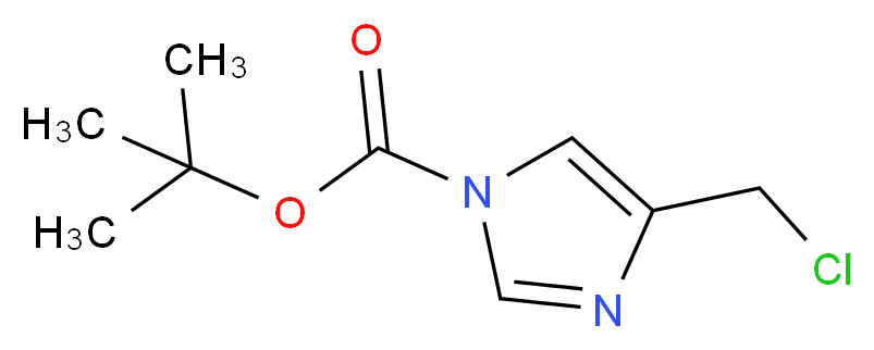 tert-Butyl 4-(chloromethyl)imidazole-1-carboxylate_Molecular_structure_CAS_500782-71-8)