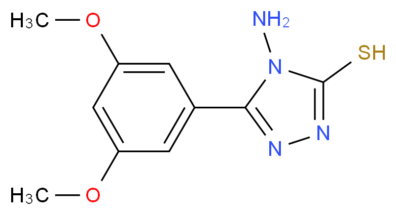 4-Amino-5-(3,5-dimethoxyphenyl)-4H-1,2,4-triazole-3-thiol_Molecular_structure_CAS_750624-63-6)