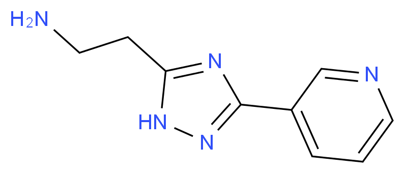 2-(3-pyridin-3-yl-1H-1,2,4-triazol-5-yl)ethanamine_Molecular_structure_CAS_933704-28-0)