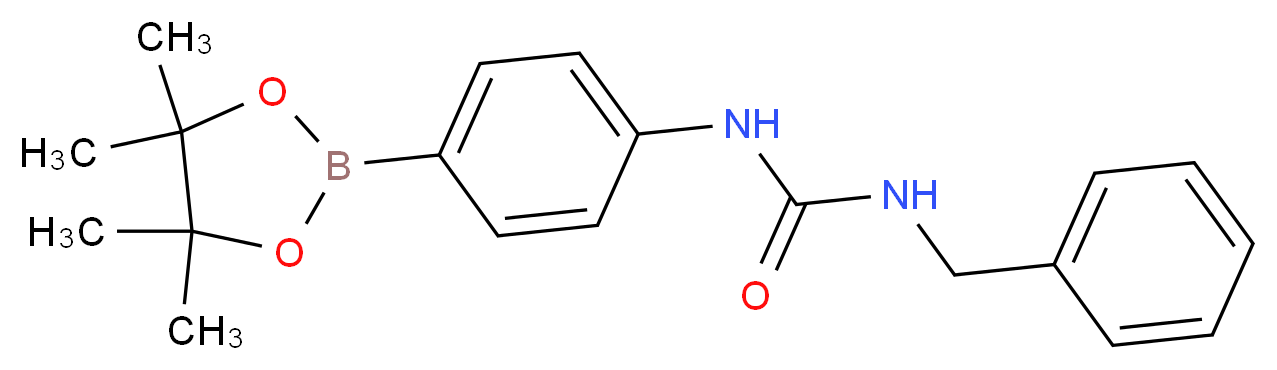 1-Benzyl-3-(4-(4,4,5,5-tetramethyl-1,3,2-dioxaborolan-2-yl)phenyl)urea_Molecular_structure_CAS_874290-98-9)