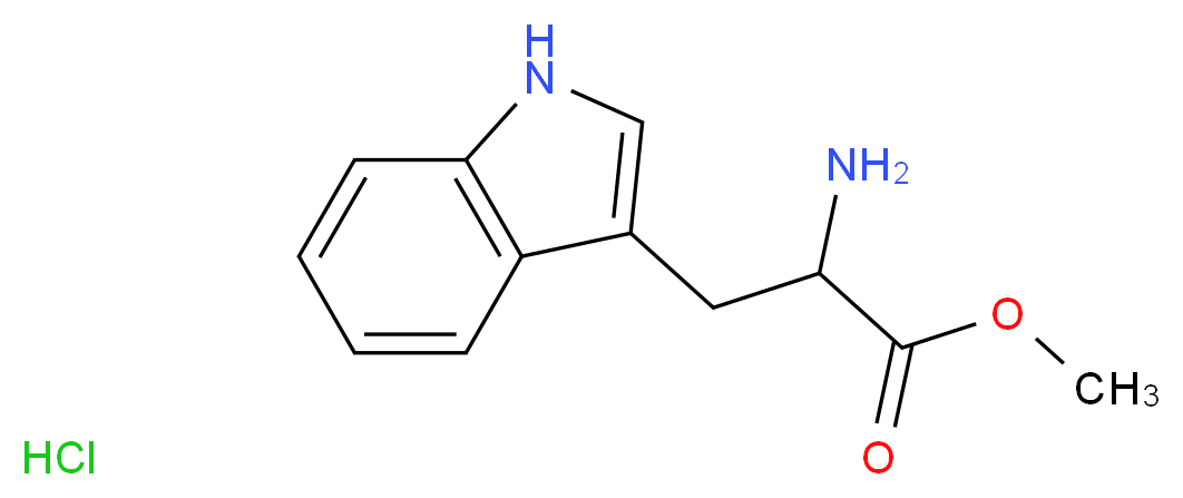 D,L-Tryptophan Methyl Ester Hydrochloride_Molecular_structure_CAS_5619-09-0)