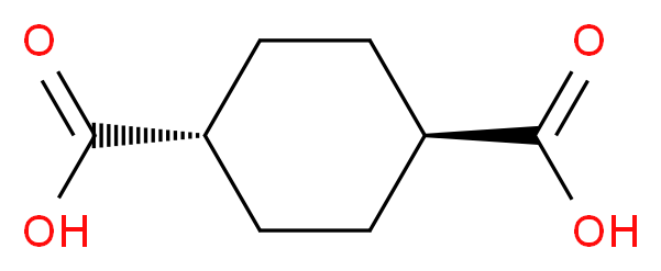 (1r,4r)-cyclohexane-1,4-dicarboxylic acid_Molecular_structure_CAS_)