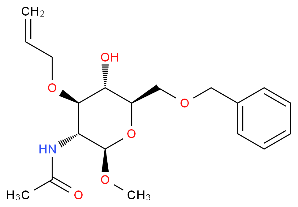 Methyl 2-(Acetylamino)-2-deoxy-6-O-benzyl-3-O-2-propen-1-yl-β-D-glucopyranoside_Molecular_structure_CAS_116981-28-3)