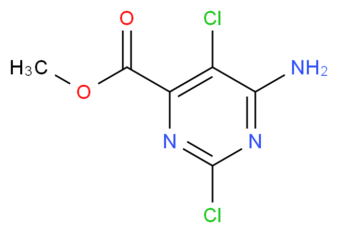 methyl 6-amino-2,5-dichloropyrimidine-4-carboxylate_Molecular_structure_CAS_502142-81-6)