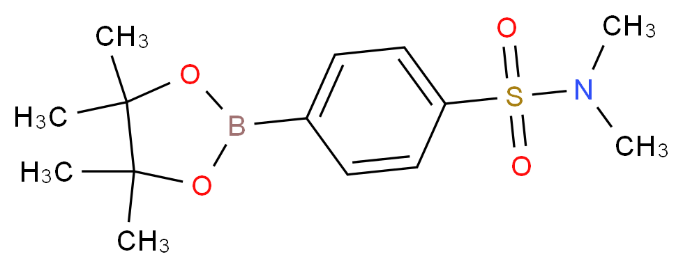 4-(N,N-Dimethylaminosulphonyl)benzeneboronic acid, pinacol ester_Molecular_structure_CAS_486422-04-2)