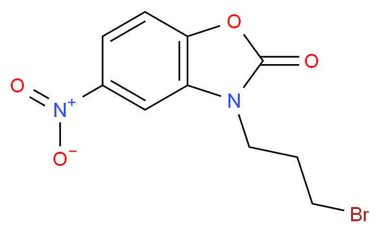 3-(3-bromopropyl)-5-nitro-2,3-dihydro-1,3-benzoxazol-2-one_Molecular_structure_CAS_)