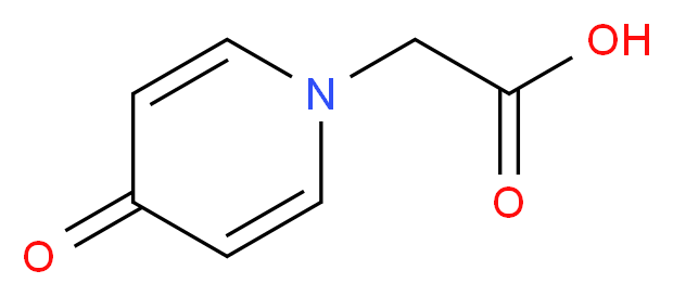(4-oxo-1(4H)-pyridinyl)acetic acid_Molecular_structure_CAS_45965-36-4)