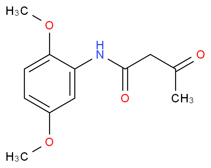 N-(2,5-Dimethoxyphenyl)-3-oxobutanamide_Molecular_structure_CAS_6375-27-5)
