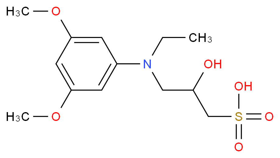 N-Ethyl-N-(2-hydroxy-3-sulfopropyl)-3,5-dimethoxyaniline sodium salt_Molecular_structure_CAS_83777-30-4)