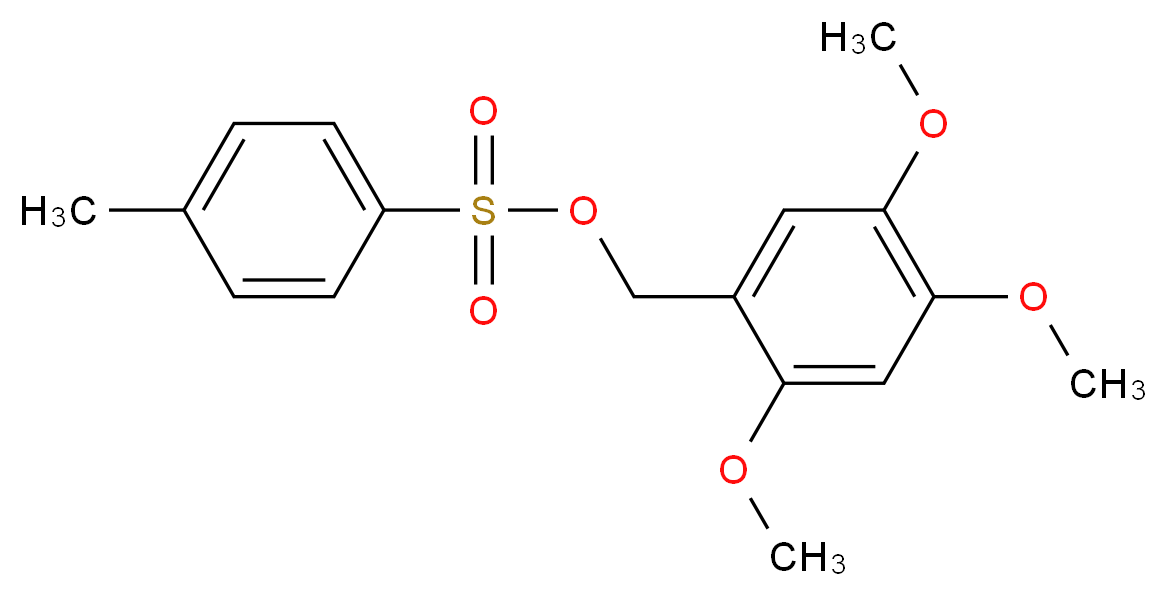 2,4,5-trimethoxybenzyl 4-methylbenzenesulfonate_Molecular_structure_CAS_)