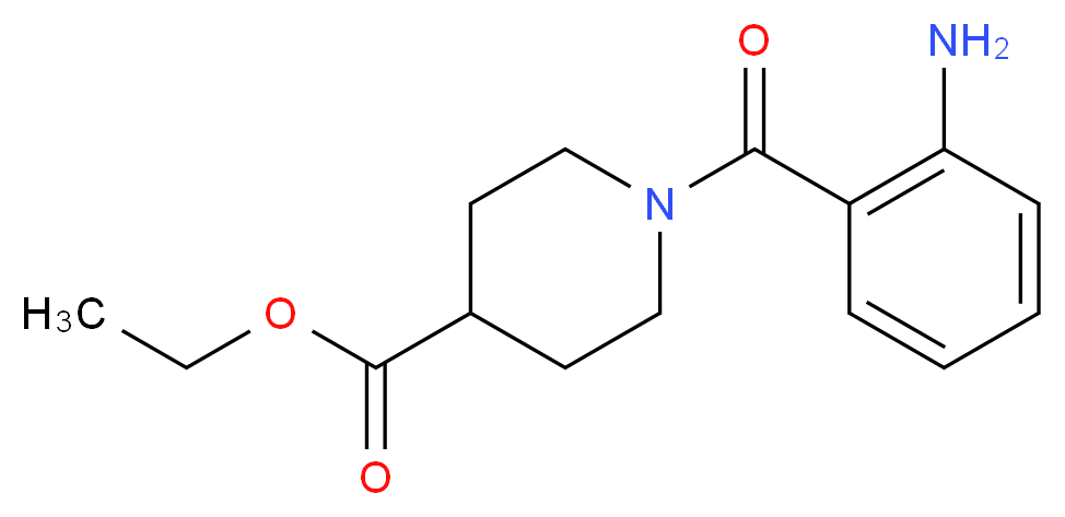 Ethyl 1-[(2-aminophenyl)carbonyl]piperidine-4-carboxylate_Molecular_structure_CAS_)