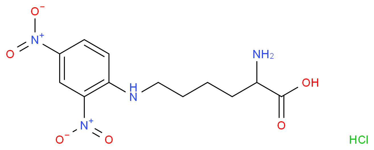 Nε-DNP-L-lysine hydrochloride_Molecular_structure_CAS_14401-10-6)