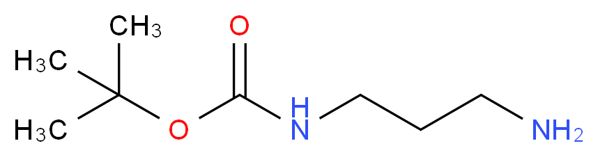 tert-Butyl N-(3-aminopropyl)carbamate_Molecular_structure_CAS_)