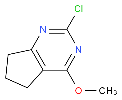 2-Chloro-4-methoxy-5H,6H,7H-cyclopenta[d]pyrimidine_Molecular_structure_CAS_81532-47-0)
