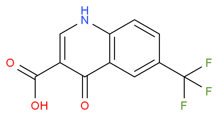 4-Oxo-6-(trifluoromethyl)-1,4-dihydro-3-quinolinecarboxylic acid_Molecular_structure_CAS_641993-21-7,49713-47-5)