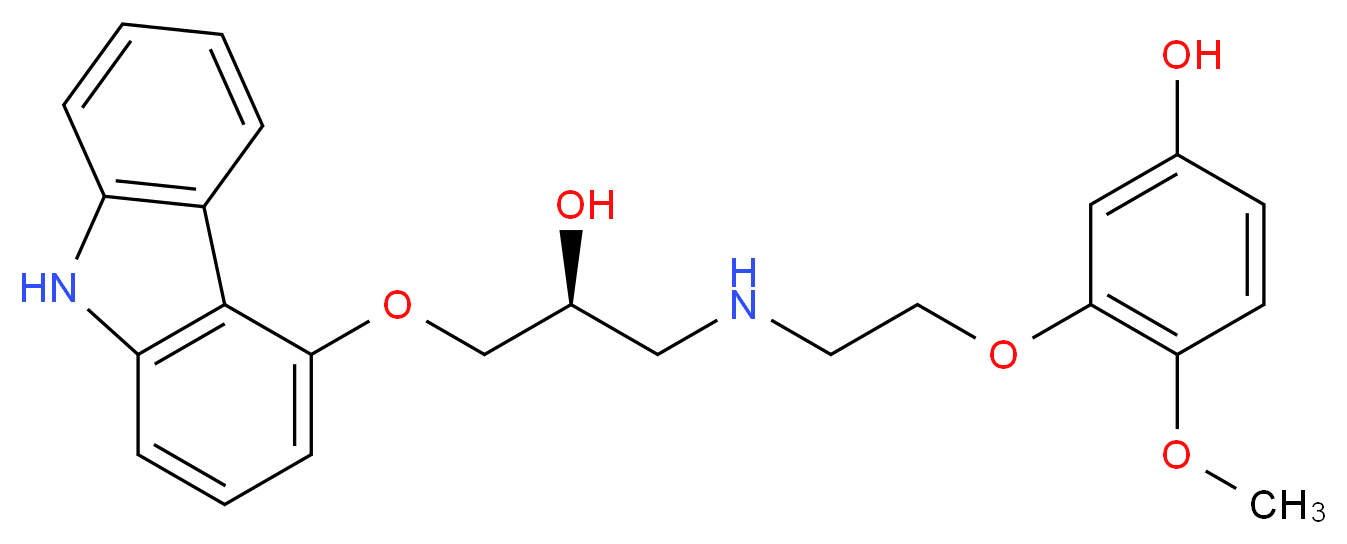 (S)-(-)-5'-Hydroxyphenyl Carvedilol_Molecular_structure_CAS_1217723-80-2)