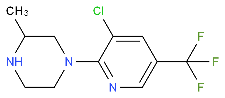 1-[3-Chloro-5-(trifluoromethyl)pyridin-2-yl]-3-methylpiperazine_Molecular_structure_CAS_)
