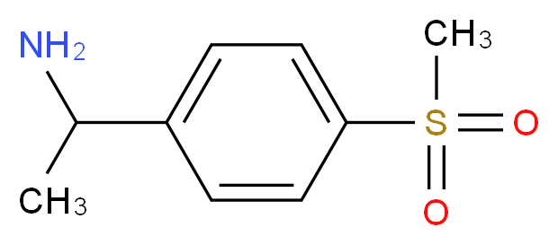 1-[4-(methylsulfonyl)phenyl]ethanamine_Molecular_structure_CAS_387350-90-5)