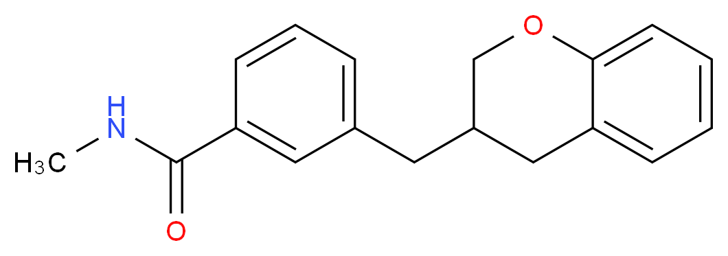 3-(3,4-dihydro-2H-chromen-3-ylmethyl)-N-methylbenzamide_Molecular_structure_CAS_)