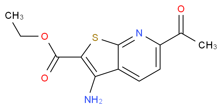 ethyl 6-acetyl-3-aminothieno[2,3-b]pyridine-2-carboxylate_Molecular_structure_CAS_499771-18-5)