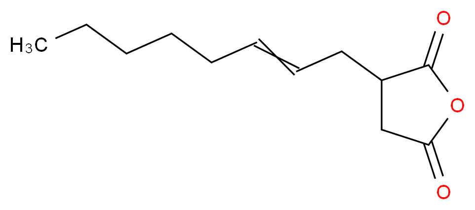 2-Octen-1-ylsuccinic anhydride, mixture of cis and trans_Molecular_structure_CAS_42482-06-4)