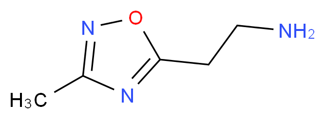 2-(3-Methyl-1,2,4-oxadiazol-5-yl)ethan-1-amine_Molecular_structure_CAS_147216-21-5)