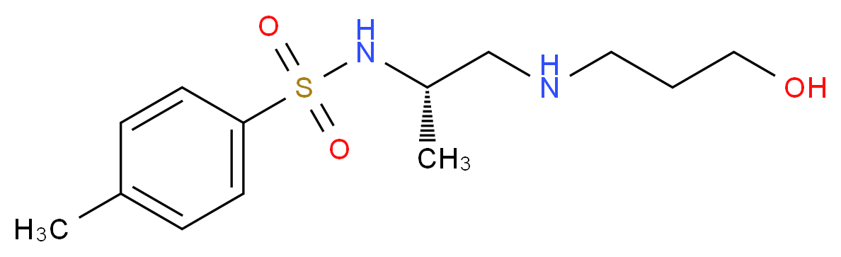 (S)-N-[2-[(3-Hydroxypropyl)amino]-1-methylethyl]-4-methyl-benzenesulfonamide_Molecular_structure_CAS_194032-20-7)